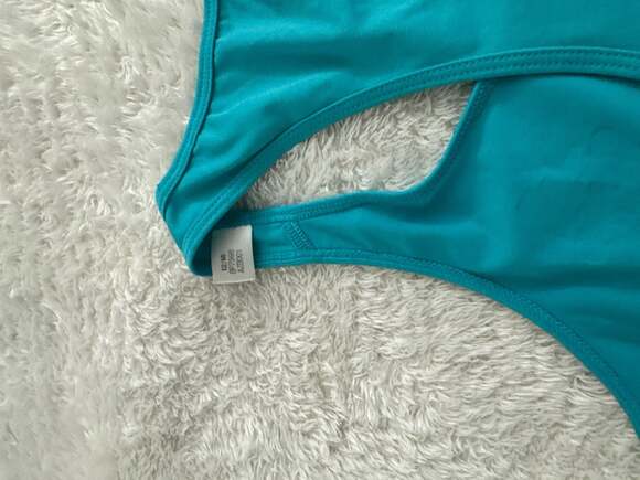 adidas Women's Climalite Essential Racerback Tank Top Turquoise Blue - Picture 7 of 9